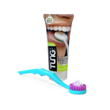 Load image into Gallery viewer, TUNG Brush & Gel – Natural Pack - Tongue Cleaner – (Brush Color Varies)