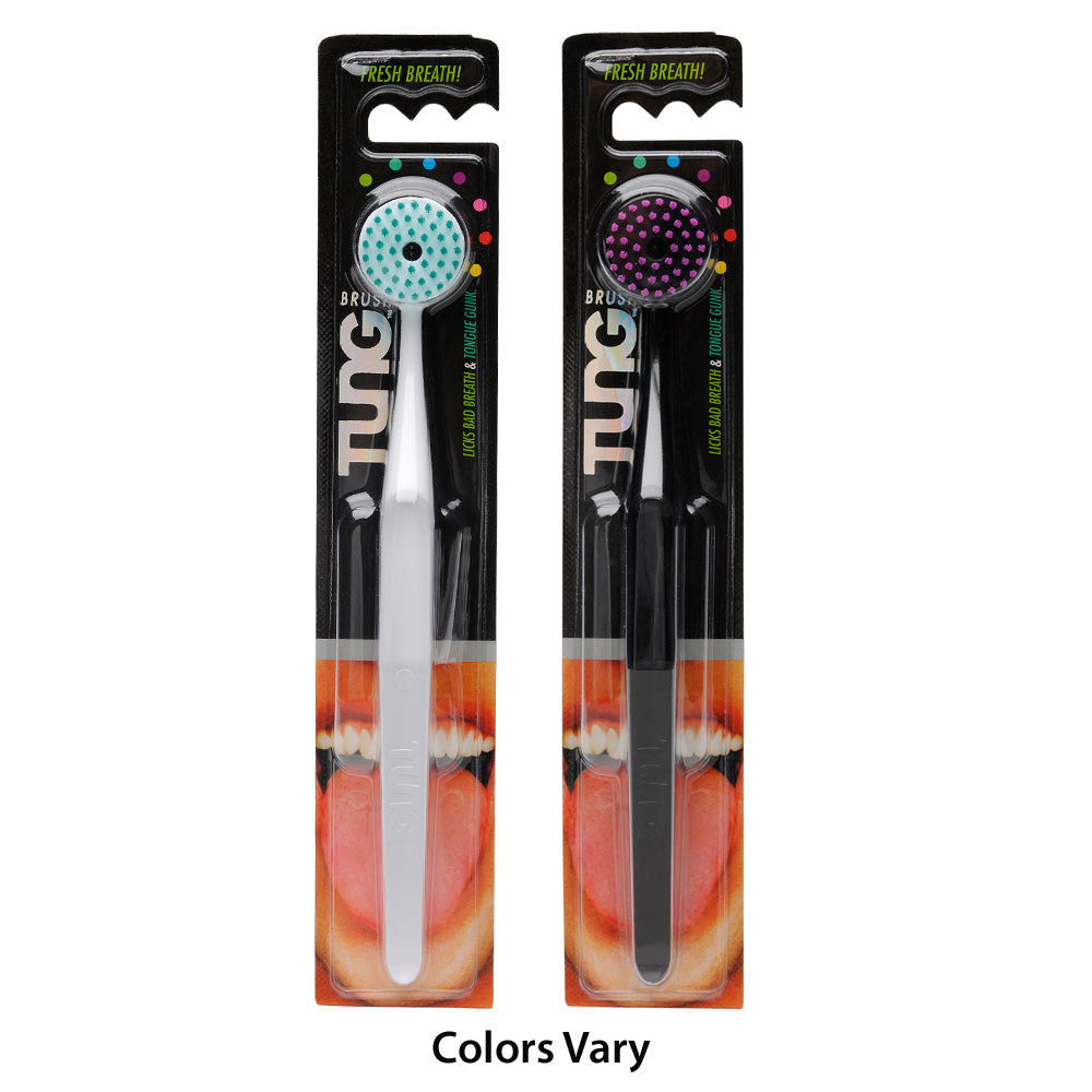 TUNG Brush - 2 Pack - Tongue Cleaner (Colors Vary)